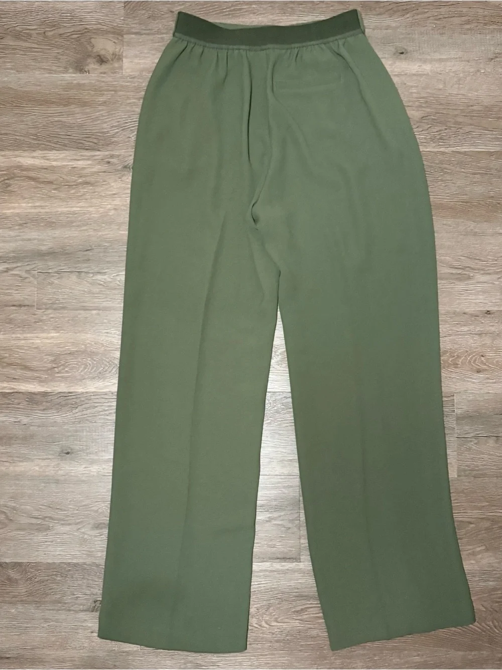 Spanx Crepe Olive Wrap Blazer & Wide-Leg Pants Suit Set - Women
